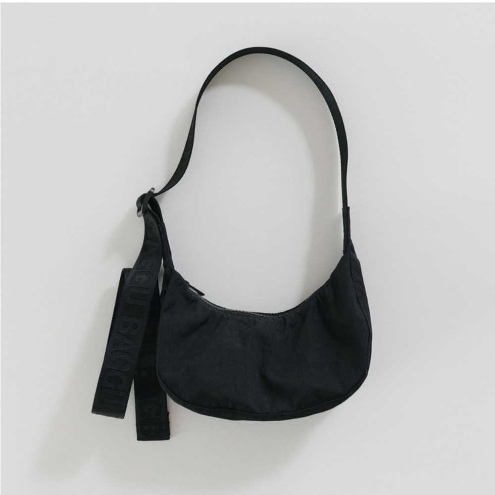 Baggu Mini Crescent Bag Urban Outfitters Exclusive Discontinued Black Sling Bag